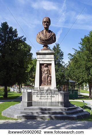 Wirer monument in the spa gardens, founder of the spa, Bad Ischl, Salzkammergut, Upper Austria, Austria, Europe View Large Photo Image Stock Image - Wirer monument in the spa gardens, founder of the spa, Bad Ischl, Salzkammergut, Upper Austria, Austria, Europe. Fotosearch