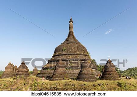 Yadanabon Pagoda, Ratanabon Paya, Mrauk U, Burma, Myanmar, Asia View Large Photo Image Stock Photography - Yadanabon Pagoda, Ratanabon Paya, Mrauk U, Burma, Myanmar, Asia. Fotosearch
