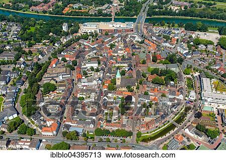 Aerial view, Dorsten with West Wall, South Wall, West, South and East Grabens, ditches, downtown circle, Ruhr, North Rhine-Westphalia, Germany, Europe View Large Photo Image Stock Image - Aerial view, Dorsten with West Wall, South Wall, West, South and East Grabens, ditches, downtown circle, Ruhr, North Rhine-Westphalia, Germany, Europe. Fotosearch