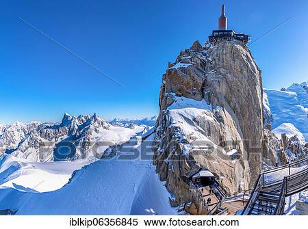 Aiguille du Midi, Mont Blanc, Chamonix, France, Europe View Large Photo Image Stock Photography - Aiguille du Midi, Mont Blanc, Chamonix, France, Europe. Fotosearch