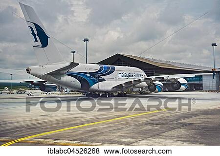 Airbus A380 on runway, Malaysia Airlines, Soekarno-Hatta international airport, Jakarta, Indonesia, Asia View Large Photo Image Stock Photo - Airbus A380 on runway, Malaysia Airlines, Soekarno-Hatta international airport, Jakarta, Indonesia, Asia. Fotosearch