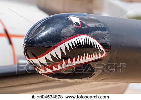 Stock Photo - Airplane, detail, Pima Air & Space Museum (PASM), Tucson, Arizona, USA, North America. Fotosearch