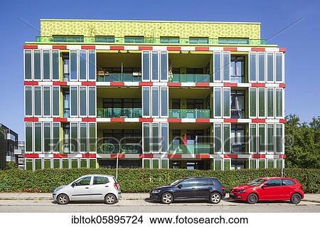 Algae House, Energy-Plus House with microalgae, International Building Exhibition IBA, Wilhelmsburg, Hamburg, Germany, Europe View Large Photo Image Picture - Algae House, Energy-Plus House with microalgae, International Building Exhibition IBA, Wilhelmsburg, Hamburg, Germany, Europe. Fotosearch