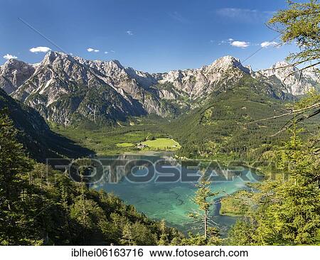 Almsee Lake, Totes Gebirge mountain range, Almtal Valley, Salzkammergut, Upper Austria, Austria, Europe View Large Photo Image Stock Photograph - Almsee Lake, Totes Gebirge mountain range, Almtal Valley, Salzkammergut, Upper Austria, Austria, Europe. Fotosearch