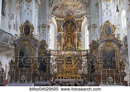 Altar, church, Cloister Andechs, Andechs, Upper Bavaria, Bavaria, Germany, Europe View Large Photo Image Stock Image - Altar, church, Cloister Andechs, Andechs, Upper Bavaria, Bavaria, Germany, Europe. Fotosearch