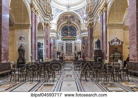 Altar room of the Cathedral of St. Paul, Mdina, Malta, Europe View Large Photo Image Stock Photo - Altar room of the Cathedral of St. Paul, Mdina, Malta, Europe. Fotosearch