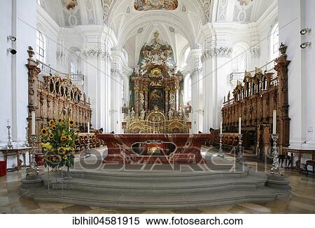 Altar room, St Martin Basilica, Abbey, Weingarten Monastery, Baden Württemberg, Germany, Europe View Large Photo Image Stock Photography - Altar room, St Martin Basilica, Abbey, Weingarten Monastery, Baden Württemberg, Germany, Europe. Fotosearch
