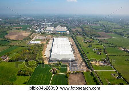 Stock Image - Amazon Logistics Center, Werne Ruhr Area, North Rhine-Westphalia, Germany, Europe. Fotosearch
