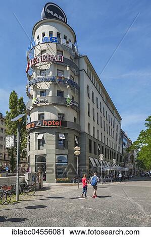 Stock Image - Anna Hotel, Munich, Bavaria, Germany, Europe. Fotosearch