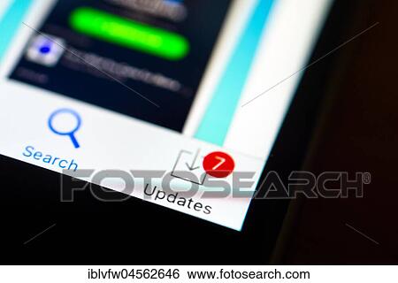 Apps updates in the Apple App Store, display on a screen of your mobile phone, iPhone, iOS, smartphone, macro recording, detail, format-filling. View Large Photo Image Stock Photograph - Apps updates in the Apple App Store, display on a screen of your mobile phone, iPhone, iOS, smartphone, macro recording, detail, format-filling.. Fotosearch