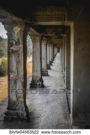Arcade, Temple complex of Angkor Wat, Angkor Archaeological Park, Siem Reap Province, Cambodia, Asia View Large Photo Image Stock Image - Arcade, Temple complex of Angkor Wat, Angkor Archaeological Park, Siem Reap Province, Cambodia, Asia. Fotosearch