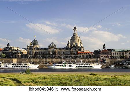Art academy, Church of Our Lady, Brühl's terrace on the Elbe, Dresden, Saxony, Germany, Europe View Large Photo Image Stock Photography - Art academy, Church of Our Lady, Brühl's terrace on the Elbe, Dresden, Saxony, Germany, Europe. Fotosearch
