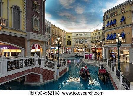 Artificial Venice in Macao, Casino, Cotai Strip, Macao View Large Photo Image Stock Photo - Artificial Venice in Macao, Casino, Cotai Strip, Macao. Fotosearch