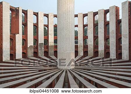 Astronomical instrument Rama Yantra, Jantar Mantar observatory, New Delhi, India, Asia View Large Photo Image Stock Photo - Astronomical instrument Rama Yantra, Jantar Mantar observatory, New Delhi, India, Asia. Fotosearch