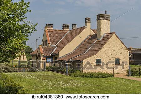 Stock Image - Atlantic Wall museum, Raversijde, Oostende, West Flanders, Belgium, Europe. Fotosearch