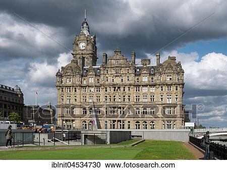Balmoral hotel with clock tower, Edinburgh, Scotland, United Kingdom, Europe View Large Photo Image Stock Image - Balmoral hotel with clock tower, Edinburgh, Scotland, United Kingdom, Europe. Fotosearch