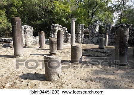 Baptistery, ancient city of Butrint, Vlora, Albania, Europe View Large Photo Image Stock Image - Baptistery, ancient city of Butrint, Vlora, Albania, Europe. Fotosearch