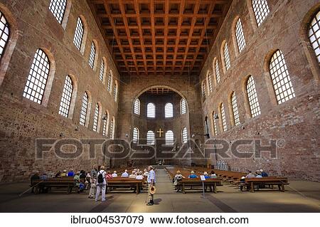 Basilica of Constantine, Trier, Rhineland-Palatinate, Germany, Europe View Large Photo Image Stock Photo - Basilica of Constantine, Trier, Rhineland-Palatinate, Germany, Europe. Fotosearch