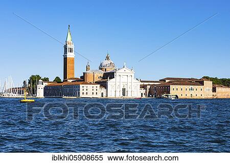Stock Photography - Basilica of San Giorgio Maggiore, Venice, Veneto, Italy, Europe. Fotosearch