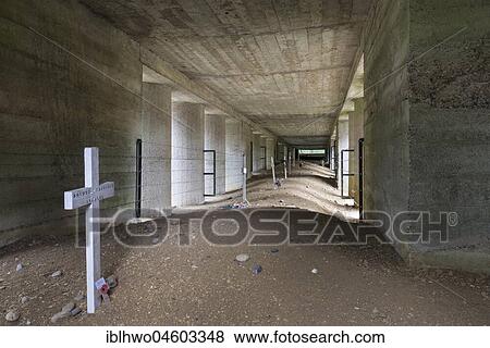 Stock Photo - Bayonet Trench Memorial Site, Battle of Verdun, First World War, Verdun, Lorraine, France, Europe. Fotosearch