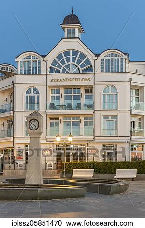 Beach castle, hotel in Binz, Mecklenburg-Vorpommern, Germany, Europe View Large Photo Image Stock Image - Beach castle, hotel in Binz, Mecklenburg-Vorpommern, Germany, Europe. Fotosearch