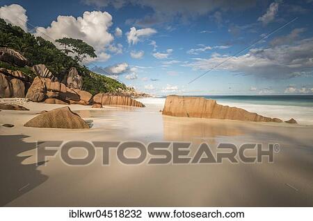 Beach Petite Anse, La Digue, Indian Ocean, Seychelles, Africa View Large Photo Image Stock Image - Beach Petite Anse, La Digue, Indian Ocean, Seychelles, Africa. Fotosearch