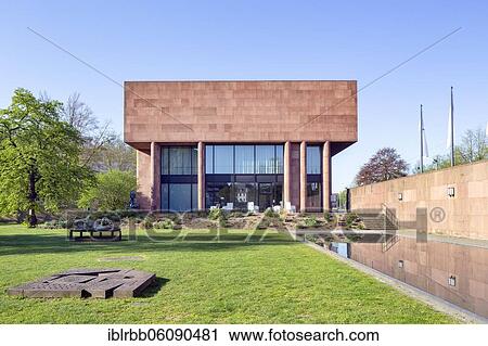 Bielefelder Kunsthalle, architect Philip Johnson, sculpture garden, Bielefeld, East Westphalia, North Rhine-Westphalia, Germany, Europe View Large Photo Image Stock Image - Bielefelder Kunsthalle, architect Philip Johnson, sculpture garden, Bielefeld, East Westphalia, North Rhine-Westphalia, Germany, Europe. Fotosearch