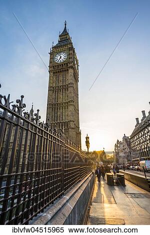 Big Ben backlit, evening light, City of Westminster, London, London region, England, United Kingdom, Europe View Large Photo Image Stock Photography - Big Ben backlit, evening light, City of Westminster, London, London region, England, United Kingdom, Europe. Fotosearch