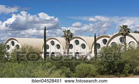 Stock Image - Biosphere 2, self-sustaining ecosystem, Oracle, Arizona, USA, North America. Fotosearch