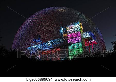 Picture - Biosphere, Environment Museum, Montreal, Province of Quebec, Canada, North America. Fotosearch