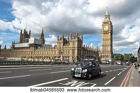 Black taxi on the Westminster Bridge, Westminster Palace and Big Ben, motion blur, London, England, Great Britain View Large Photo Image Stock Image - Black taxi on the Westminster Bridge, Westminster Palace and Big Ben, motion blur, London, England, Great Britain. Fotosearch