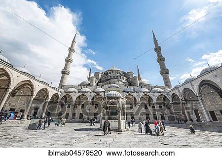 Blue Mosque, Sultan Ahmet Camii, Sultanahmet, European part, Istanbul, Turkey, Asia View Large Photo Image Stock Image - Blue Mosque, Sultan Ahmet Camii, Sultanahmet, European part, Istanbul, Turkey, Asia. Fotosearch