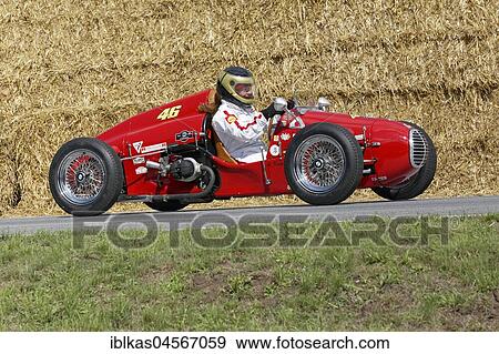 Stock Photo - BMW Monopoletta Formula 3 on the circuit, race car of 1950, Classic Days Schloss Dyck, Jüchen, North Rhine-Westphalia, Germany, Europe. Fotosearch