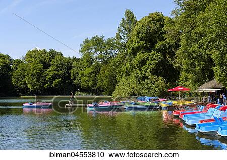 Boat rental, Kleinhesseloher See, English Garden, Munich, Upper Bavaria, Bavaria, Germany, Europe View Large Photo Image Stock Image - Boat rental, Kleinhesseloher See, English Garden, Munich, Upper Bavaria, Bavaria, Germany, Europe. Fotosearch