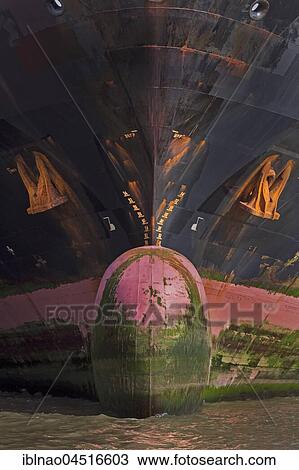 Bow of container ship, Hamburg harbor, Hamburg, Germany, Europe View Large Photo Image Stock Image - Bow of container ship, Hamburg harbor, Hamburg, Germany, Europe. Fotosearch