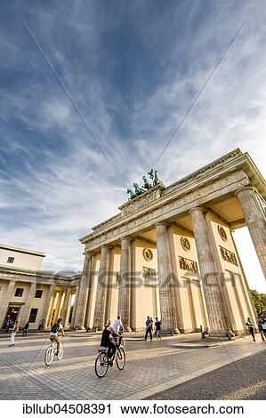Brandenburg Gate, Pariser Platz, Berlin-Mitte, Berlin, Germany, Europe View Large Photo Image Stock Image - Brandenburg Gate, Pariser Platz, Berlin-Mitte, Berlin, Germany, Europe. Fotosearch