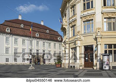 Brukenthal Museum Palace, Sibiu, Romania, Europe View Large Photo Image Stock Photograph - Brukenthal Museum Palace, Sibiu, Romania, Europe. Fotosearch