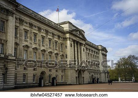Buckingham Palace, Westminster, London, England, United Kingdom, Europe View Large Photo Image Stock Photo - Buckingham Palace, Westminster, London, England, United Kingdom, Europe. Fotosearch