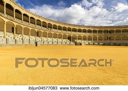 Bullring, Ronda, Malaga province, Andalusia, Spain, Europe View Large Photo Image Stock Image - Bullring, Ronda, Malaga province, Andalusia, Spain, Europe. Fotosearch