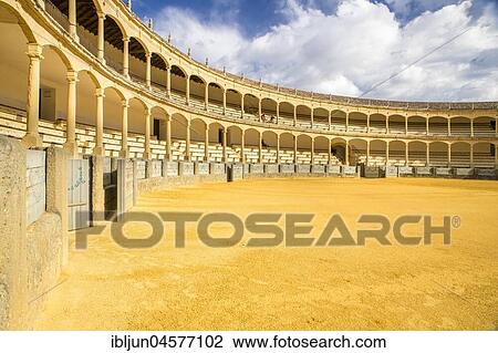 Bullring, Ronda, Malaga province, Andalusia, Spain, Europe View Large Photo Image Stock Image - Bullring, Ronda, Malaga province, Andalusia, Spain, Europe. Fotosearch