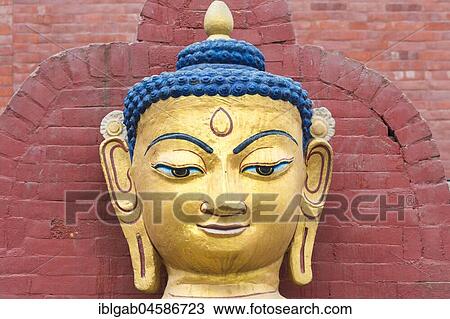 Bumisparsha mudra Buddha Statue, Swayambunath or Monkey Temple, Unesco World Heritage Site, Kathmandu, Nepal, Asia View Large Photo Image Stock Image - Bumisparsha mudra Buddha Statue, Swayambunath or Monkey Temple, Unesco World Heritage Site, Kathmandu, Nepal, Asia. Fotosearch