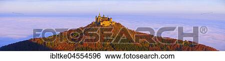 Burg Hohenzollern in the morning light with Frübelbel, Swabian Alb, Baden-Württemberg, Germany, Europe View Large Photo Image Stock Photograph - Burg Hohenzollern in the morning light with Frübelbel, Swabian Alb, Baden-Württemberg, Germany, Europe. Fotosearch