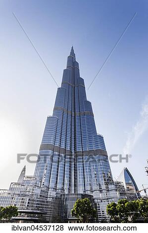 Burj Khalifa Lake, Burj Khalifa, skyscraper, downtown, Dubai, United Arab Emirates, Asia View Large Photo Image Stock Photo - Burj Khalifa Lake, Burj Khalifa, skyscraper, downtown, Dubai, United Arab Emirates, Asia. Fotosearch