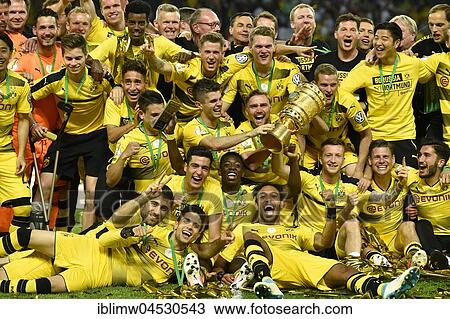 BVB Borussia Dortmund 09 celebrating title 2017, DFB-Pokalfinale, Olympiastadion Berlin, Germany, Europe View Large Photo Image Stock Image - BVB Borussia Dortmund 09 celebrating title 2017, DFB-Pokalfinale, Olympiastadion Berlin, Germany, Europe. Fotosearch