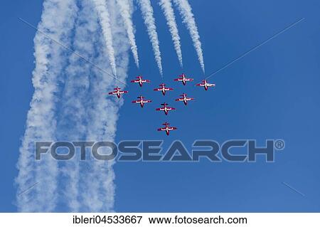 Canadian Armed Forces Snowbirds, Canadair CT-114 Tutor, Fort Lauderdale Air Show, Fort Lauderdale, Florida, United States, North America View Large Photo Image Stock Photo - Canadian Armed Forces Snowbirds, Canadair CT-114 Tutor, Fort Lauderdale Air Show, Fort Lauderdale, Florida, United States, North America. Fotosearch