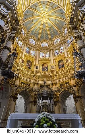 Capilla Mayor, Cathedral Catedral Santa Maria de la Encarnacion, Granada, Andalusia, Spain, Europe View Large Photo Image Stock Photo - Capilla Mayor, Cathedral Catedral Santa Maria de la Encarnacion, Granada, Andalusia, Spain, Europe. Fotosearch