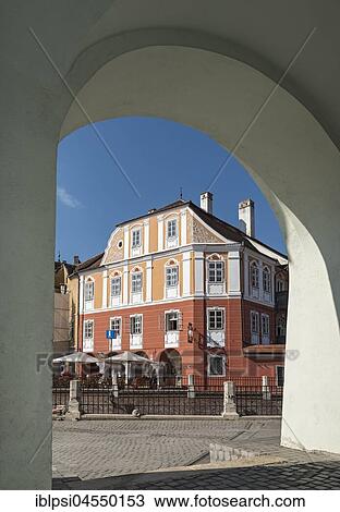 Casa Luxemburg House, Sibiu, Romania, Europe View Large Photo Image Stock Image - Casa Luxemburg House, Sibiu, Romania, Europe. Fotosearch