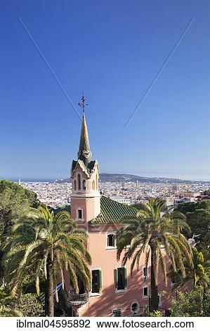 Casa Museu Gaudi, Parc Güell, UNESCO World Heritage Site, Modernism, Architect Antoni Gaudi, Barcelona, Catalonia, Spain, Europe View Large Photo Image Stock Image - Casa Museu Gaudi, Parc Güell, UNESCO World Heritage Site, Modernism, Architect Antoni Gaudi, Barcelona, Catalonia, Spain, Europe. Fotosearch