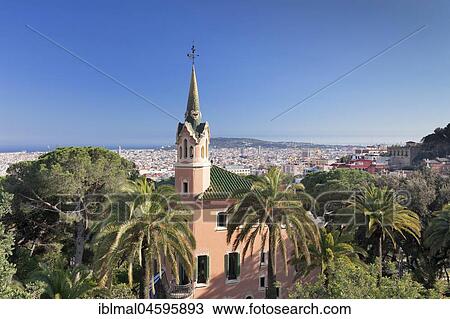 Casa Museu Gaudi, Parc Güell, UNESCO World Heritage Site, Modernism, Architect Antoni Gaudi, Barcelona, Catalonia, Spain, Europe View Large Photo Image Stock Image - Casa Museu Gaudi, Parc Güell, UNESCO World Heritage Site, Modernism, Architect Antoni Gaudi, Barcelona, Catalonia, Spain, Europe. Fotosearch
