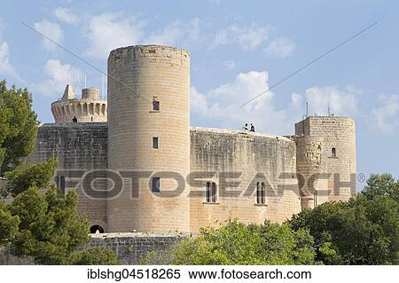 Castell de Bellver, Palma de Majorca, Majorca, Spain, Europe View Large Photo Image Stock Photography - Castell de Bellver, Palma de Majorca, Majorca, Spain, Europe. Fotosearch
